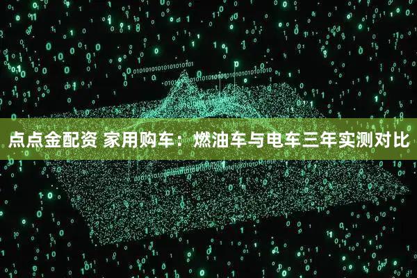 点点金配资 家用购车：燃油车与电车三年实测对比