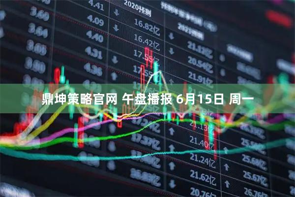 鼎坤策略官网 午盘播报 6月15日 周一