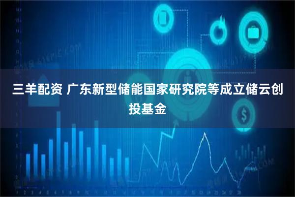 三羊配资 广东新型储能国家研究院等成立储云创投基金